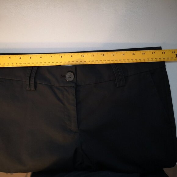 Anne Taylor Loft Marisa Ladies Straight Leg Black Capri Length Pants - Picture 7 of 8